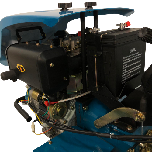 GTM 620D PRO diesel jordfreser – 10 HP + komplett sett