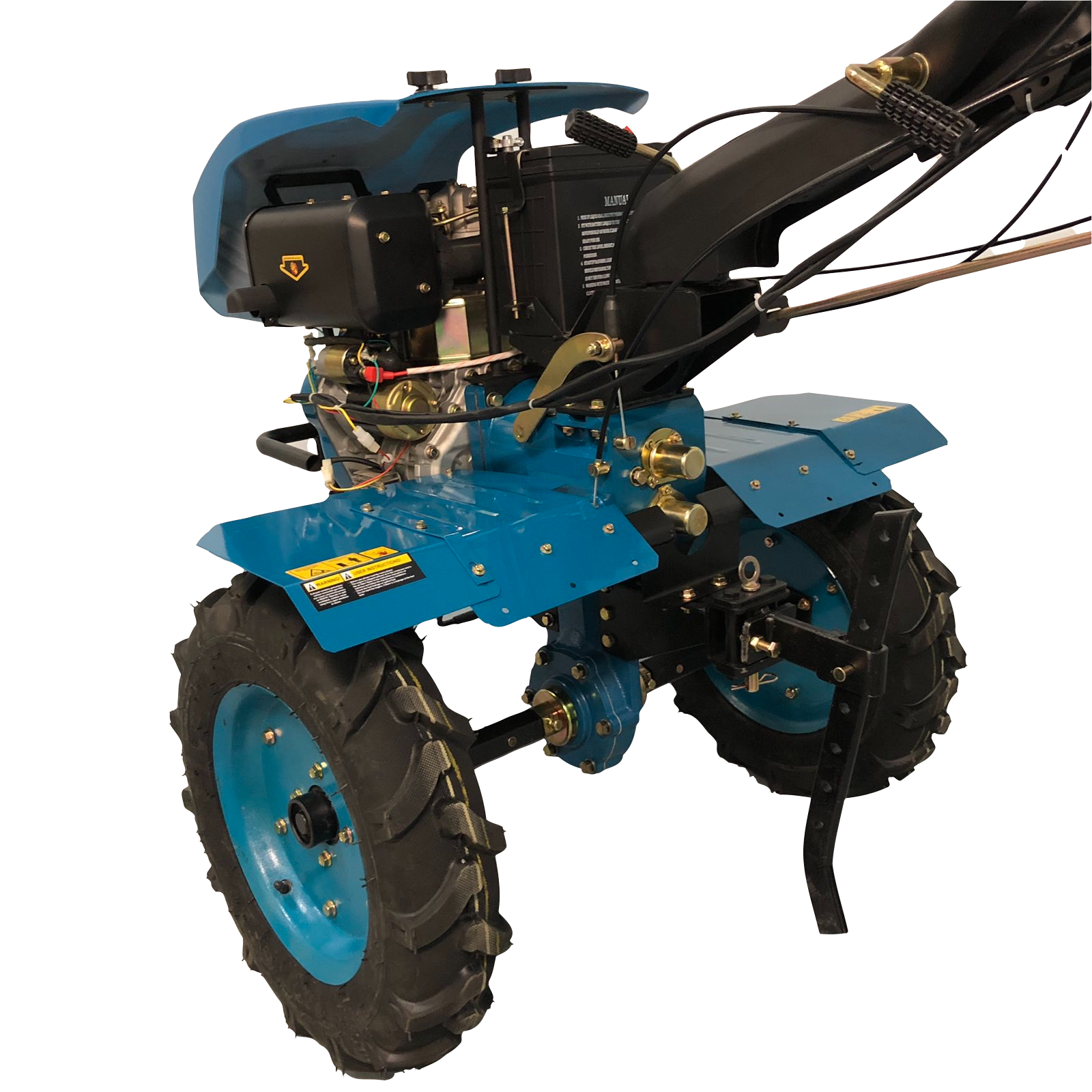 GTM 620D PRO diesel jordfreser – 10 HP + komplett sett