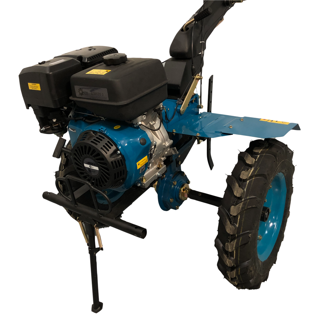 GTM 620-3 bensin jordfreser – 18 HP + komplett sett