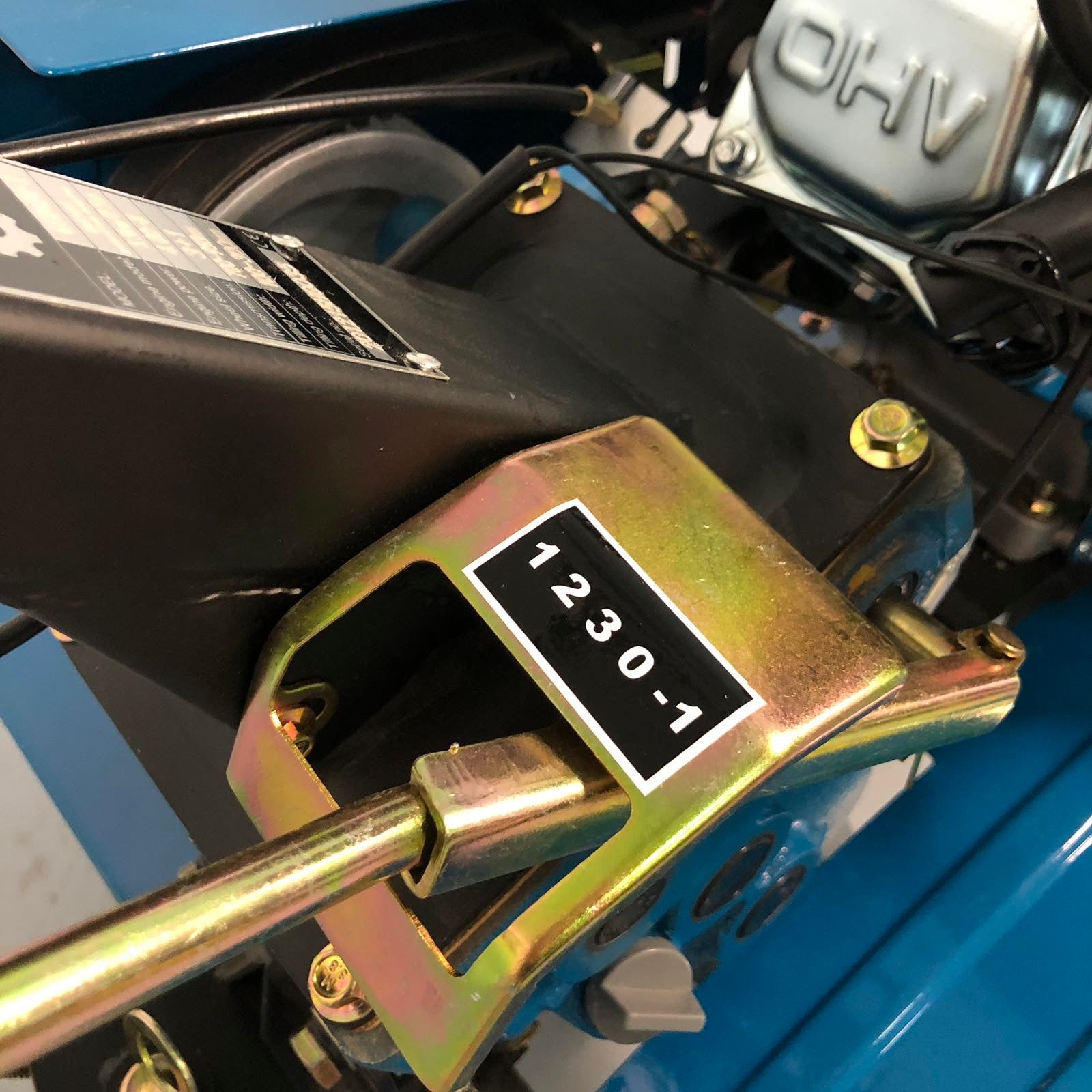 GTM 420-3 bensin jordfreser – 7,5 HP + komplett sett